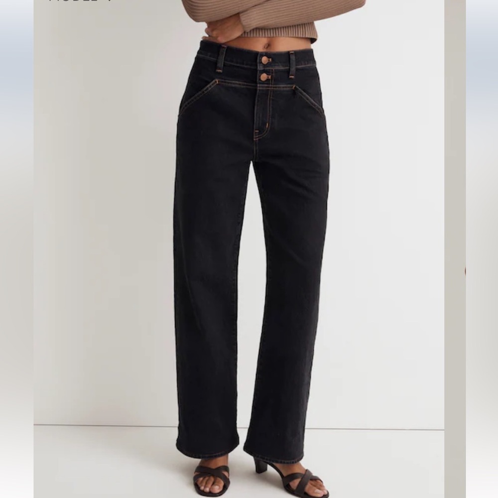 Madewell the perfect vintage High Rise Jeans in Bryers Wash: Yoke edition: 26